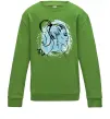 Детский Свитшот Скорпіон дівчина Лаймовый фото