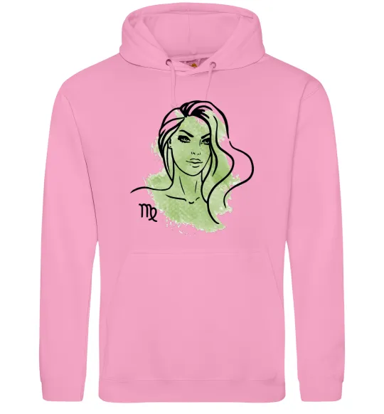 Мужская толстовка (худи) Діва дівчина Розовый фото