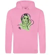 Мужская толстовка (худи) Діва дівчина Розовый фото