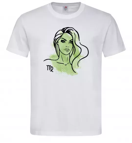 Мужская футболка Діва дівчина Белый фото