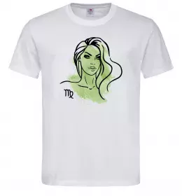 Мужская футболка Діва дівчина Белый фото