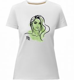 Женская премиум футболка Діва дівчина