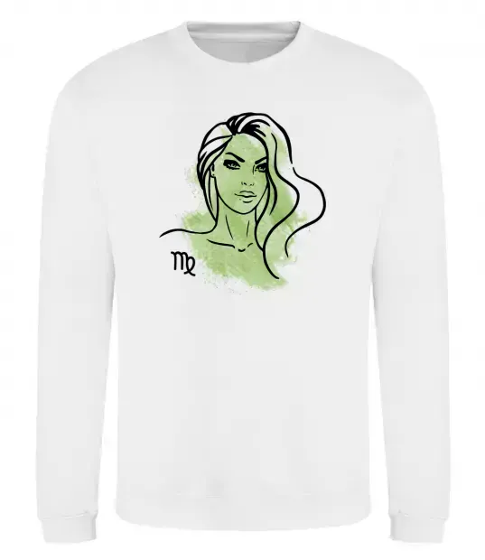 Свитшот Діва дівчина Белый фото