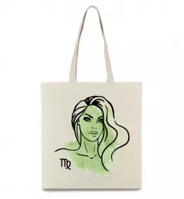 Эко-сумка Virgo roses Бежевый фото