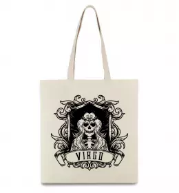 Эко-сумка Virgo roses Бежевый фото