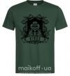 Мужская футболка Дева скелет Темно-зеленый фото