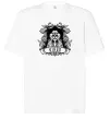 Футболка Оверсайз Діва скелет Білий фото