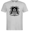 Чоловіча футболка Діва скелет Сірий фото