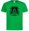 Чоловіча футболка Діва скелет Зелений фото