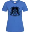 Жіноча футболка Діва скелет Яскраво-синій Жіноча футболка Діва скелет Яскраво-синій фото