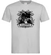 Чоловіча футболка Скорпіон з черепом Сірий фото