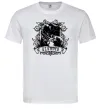 Чоловіча футболка Скорпіон з черепом Білий фото