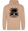Женская толстовка (худи) Скорпіон з черепом Песочный Женская толстовка (худи) Скорпіон з черепом Песочный фото