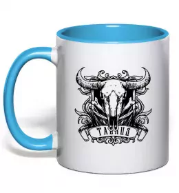 Чашка с цветной ручкой Чашка с цветной ручкой