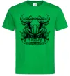 Мужская футболка Телець череп Зеленый Мужская футболка Телець череп Зеленый фото