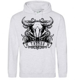 Мужская толстовка (худи) Телець череп