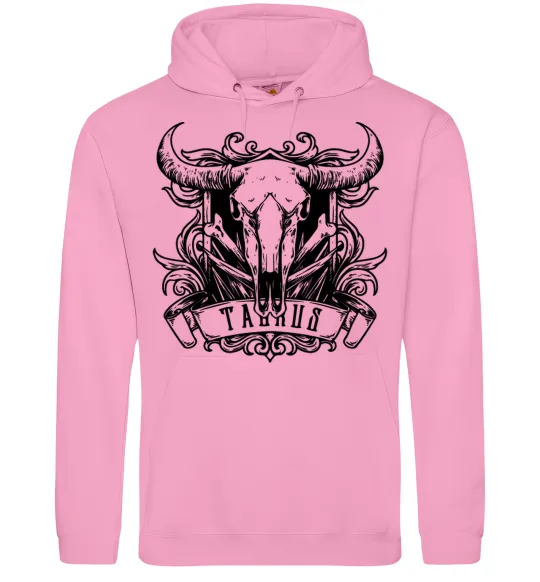 Жіноча толстовка (худі) Телець череп Рожевий фото