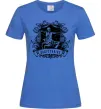 Женская футболка Стрілець скелет Ярко-синий Женская футболка Стрілець скелет Ярко-синий фото