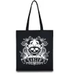 Еко-сумка Рак череп Чорний фото