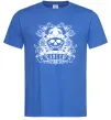 Мужская футболка Рак череп Ярко-синий фото