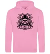 Чоловіча толстовка (худі) Рак череп Рожевий фото