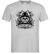 Мужская футболка Рак череп Серый фото