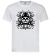 Мужская футболка Рак череп Белый фото