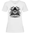 Женская футболка Рак череп Белый фото