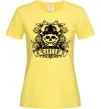 Женская футболка Рак череп Лимонный фото
