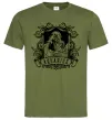 Мужская футболка Водолій скелет Оливковый Мужская футболка Водолій скелет Оливковый фото