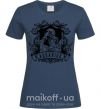 Женская футболка Водолей скелет Темно-синий фото