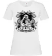 Жіноча футболка Водолій скелет Білий Жіноча футболка Водолій скелет Білий фото