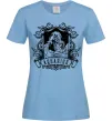 Жіноча футболка Водолій скелет Блакитний Жіноча футболка Водолій скелет Блакитний фото