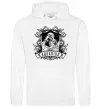 Жіноча толстовка (худі) Водолій скелет Білий Жіноча толстовка (худі) Водолій скелет Білий фото