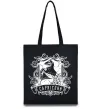 Еко-сумка Козеріг скелет Чорний Еко-сумка Козеріг скелет Чорний фото