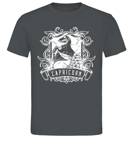 Чоловіча футболка Козеріг скелет Графіт фото