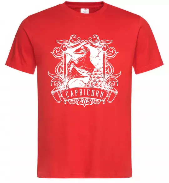 Чоловіча футболка Козеріг скелет Червоний фото