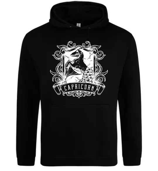 Чоловіча толстовка (худі) Козеріг скелет Чорний фото