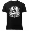 Чоловіча преміум футболка Козеріг скелет Чорний фото