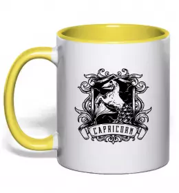 Чашка з кольоровою ручкою