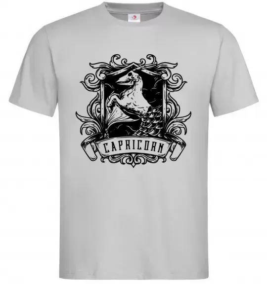 Чоловіча футболка Козеріг скелет Сірий фото