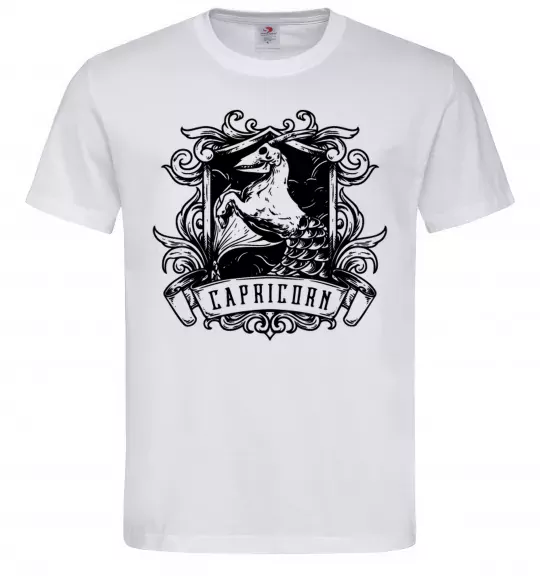 Чоловіча футболка Козеріг скелет Білий фото