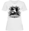 Жіноча футболка Козеріг скелет Білий фото