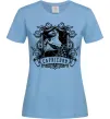 Жіноча футболка Козеріг скелет Блакитний фото