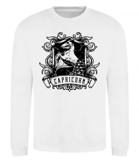 Світшот Козеріг скелет Білий фото