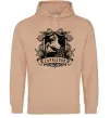 Чоловіча толстовка (худі) Козеріг скелет Пісочний Чоловіча толстовка (худі) Козеріг скелет Пісочний фото
