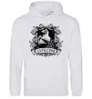 Женская толстовка (худи) Козеріг скелет Серый меланж фото