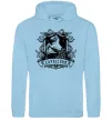 Жіноча толстовка (худі) Козеріг скелет Блакитний Жіноча толстовка (худі) Козеріг скелет Блакитний фото