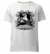 Чоловіча преміум футболка Козеріг скелет Білий фото
