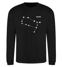 Свитшот Gemini stars Черный фото